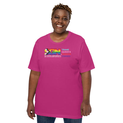 Plus Size Limited Edition - NEW TRANS QUEER & WOMAN OWNED T-Shirt, 2XL, 3XL, 4XL, 5XL