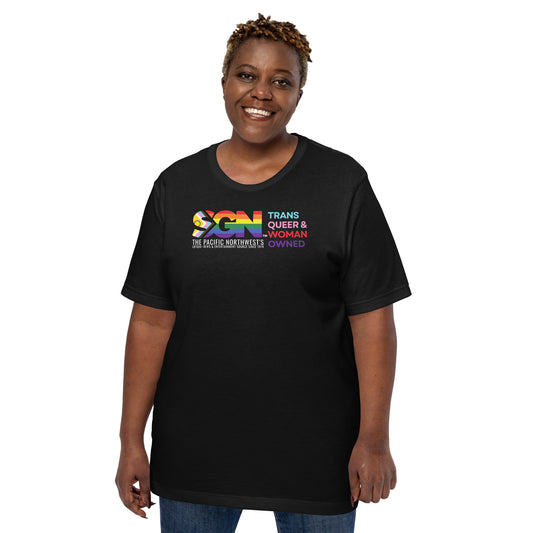 Plus Size Limited Edition - NEW TRANS QUEER & WOMAN OWNED T-Shirt, 2XL, 3XL, 4XL, 5XL
