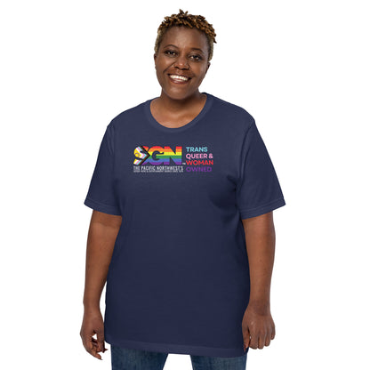 Plus Size Limited Edition - NEW TRANS QUEER & WOMAN OWNED T-Shirt, 2XL, 3XL, 4XL, 5XL